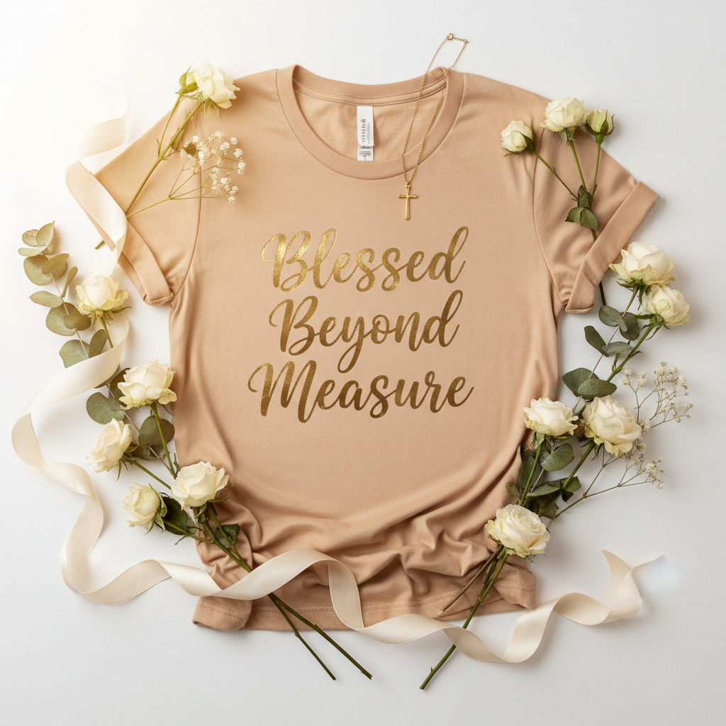 Blessed Beyond Measure Tee – Faith & Grace Designs