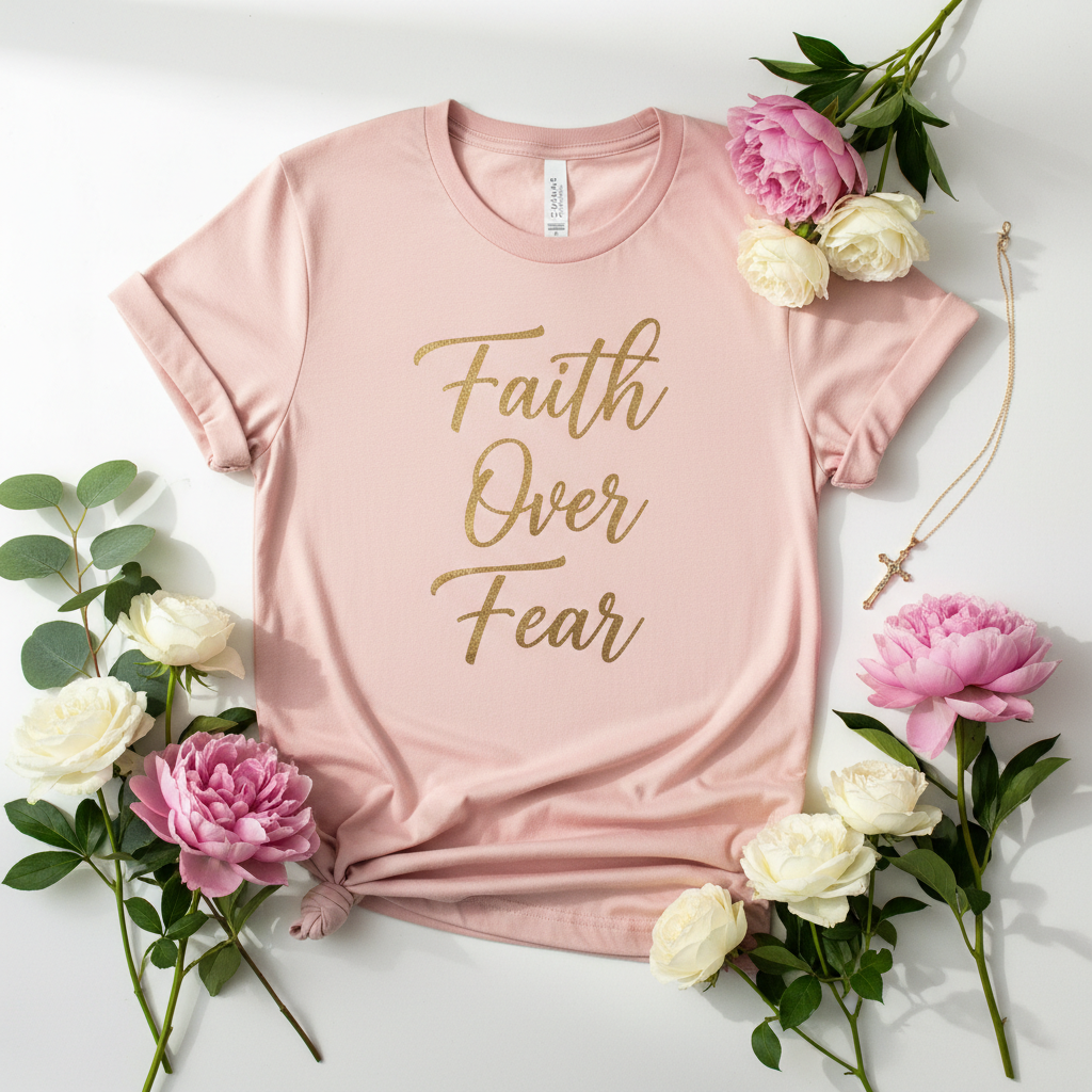 Faith Over Fear Tee – Faith & Grace Designs